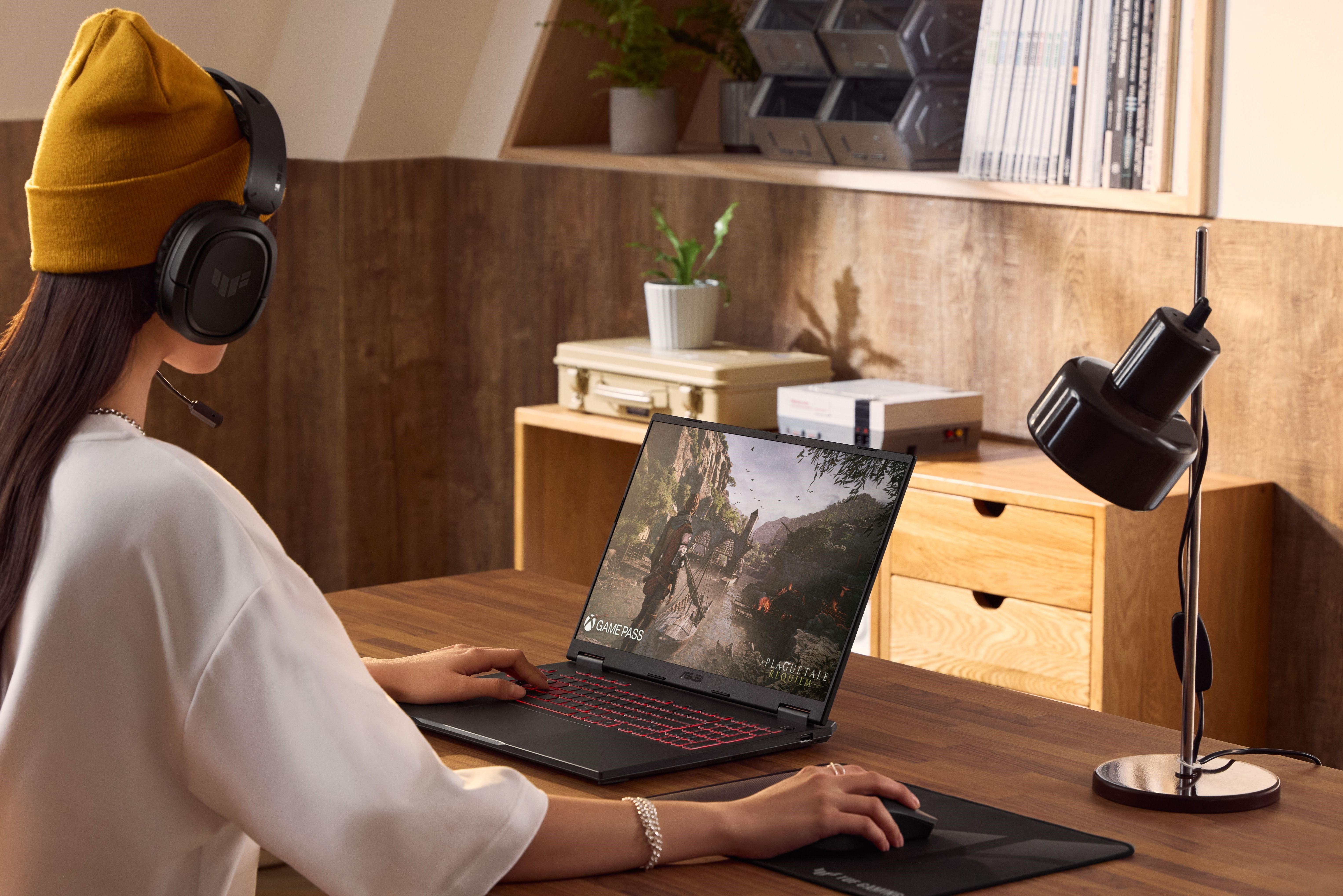 電競筆電ASUS TUF Gaming A16有強大的處理器和顯示卡,2.5K 165 Hz螢幕流暢不窒機。