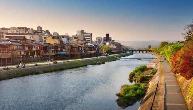 京都知名的鴨川。(互聯網)