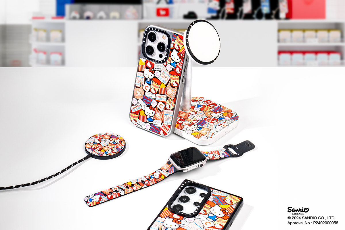 CASETiFY x Hello Kitty手機殼以外亦有一系列保護殼及磁力無線充電器等配件。