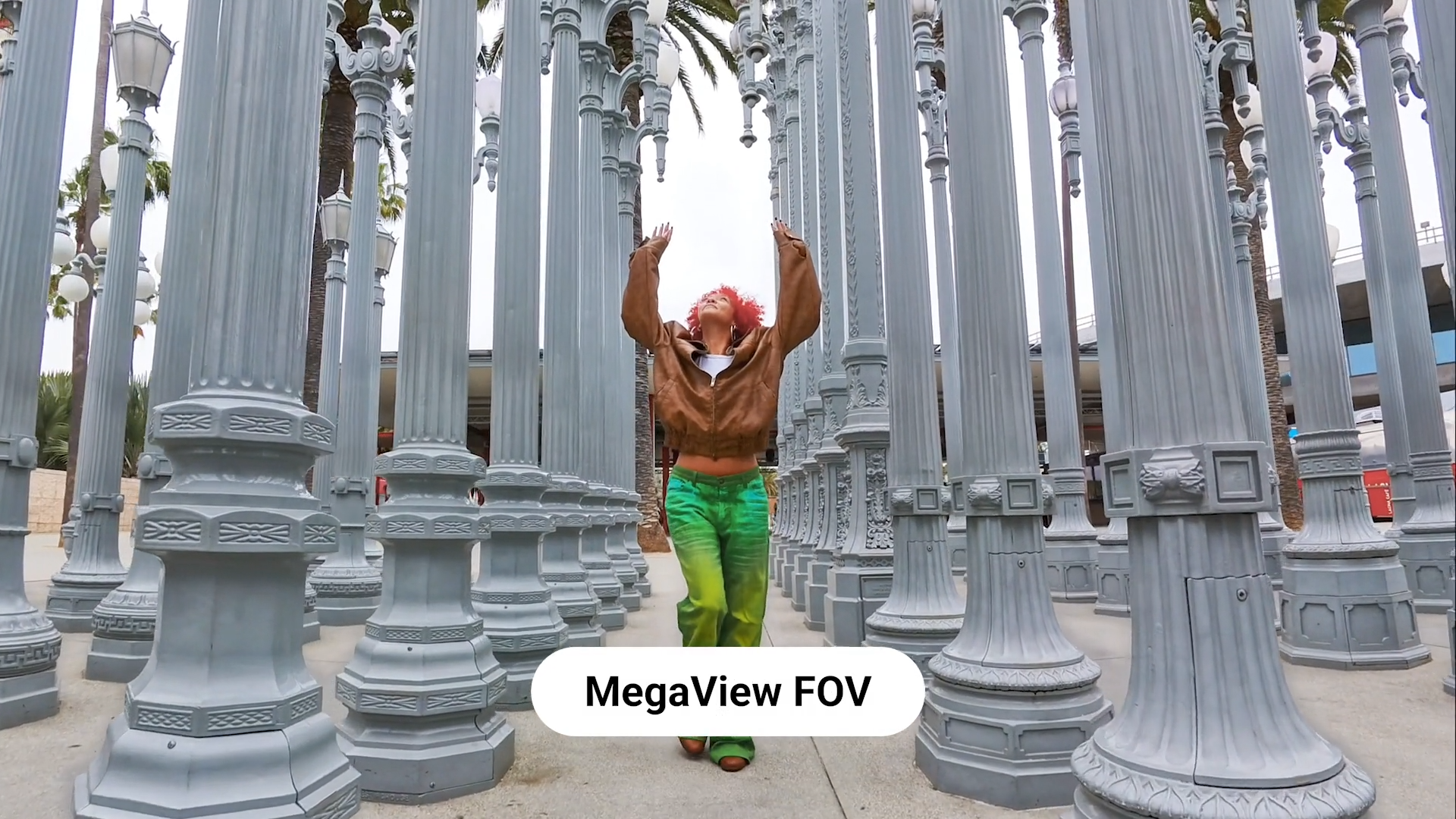 MegaView FOV模式可減少廣角影像變形。