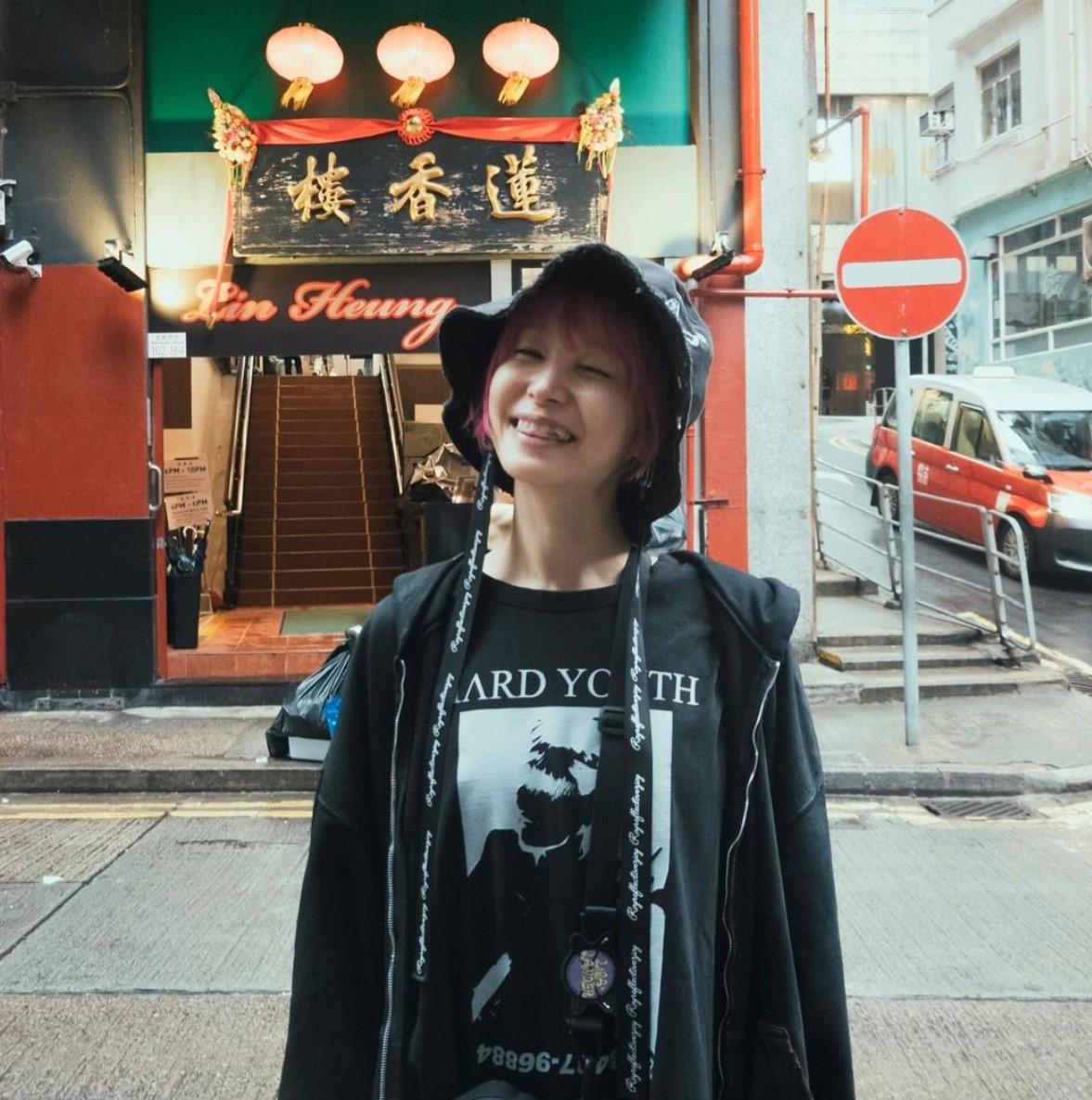 LiSA此行到中環蓮香樓飲茶。