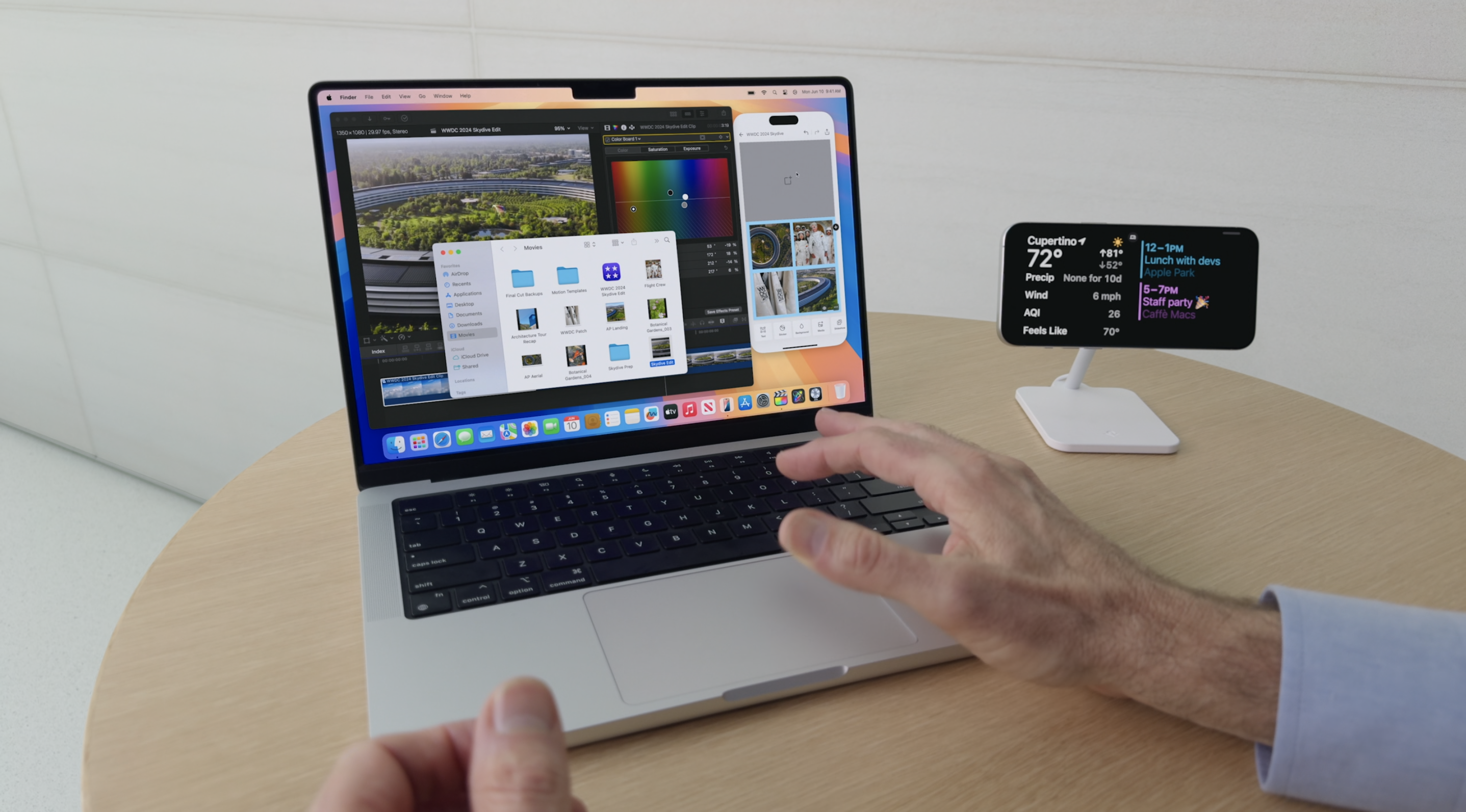 WWDC24|使用時iPhone維持鎖定狀態或待機模式。
