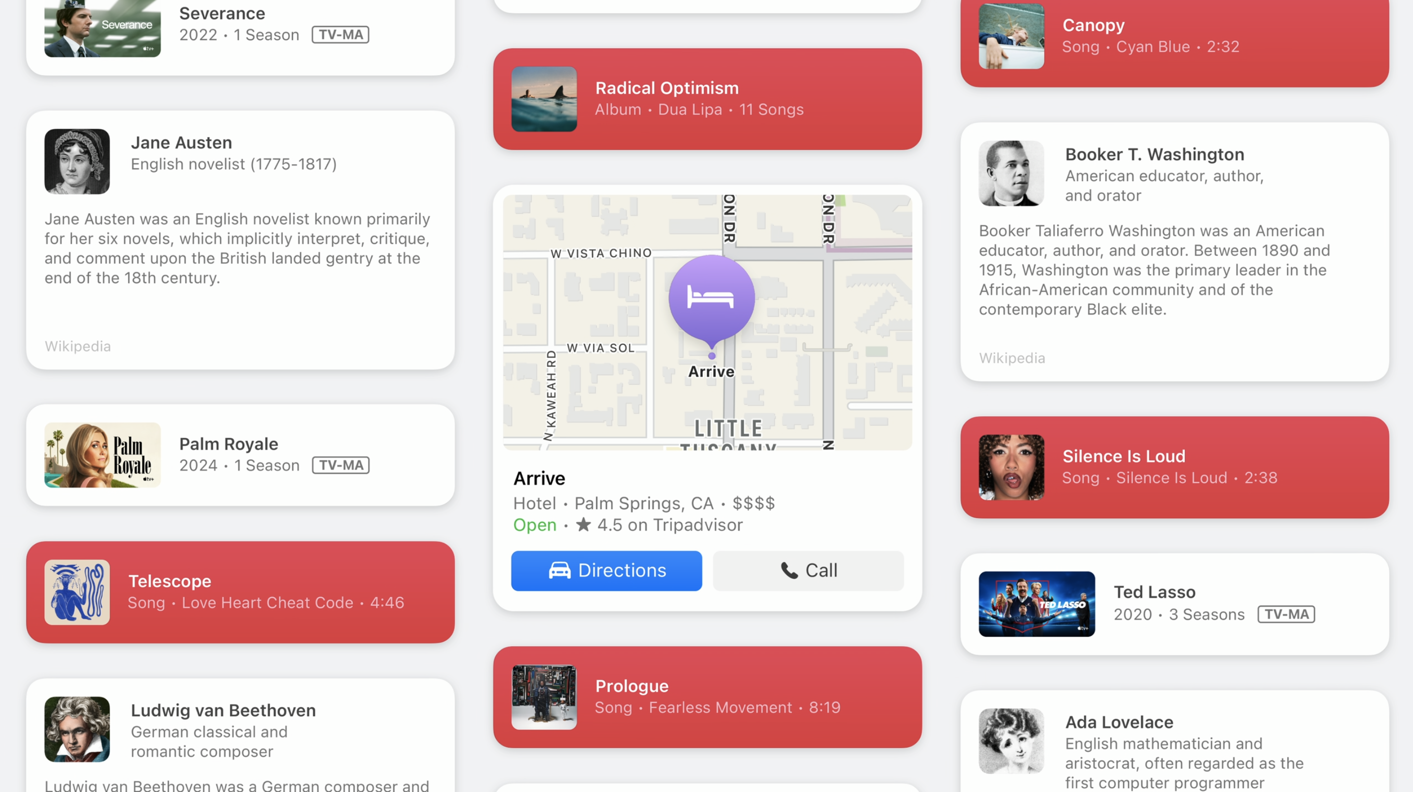 WWDC24|Highlights功能可在網上可在瀏覽時透過摘要或快速連結等資訊,了解更多有關人物、音樂、影視節目的資料。