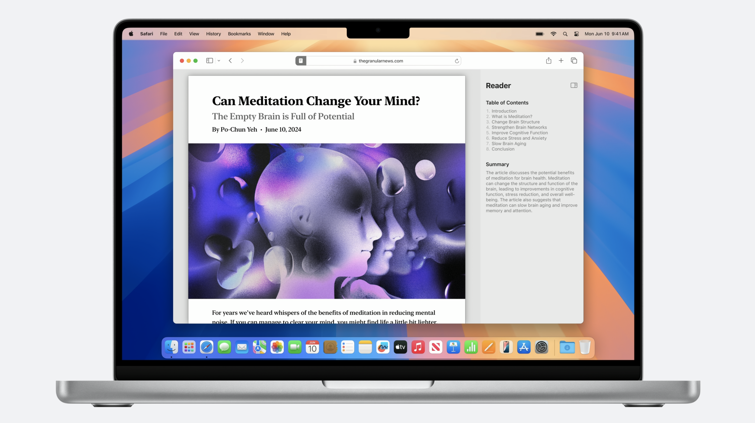 WWDC24|自動為長文章提供目錄,令閱讀更加容易。
