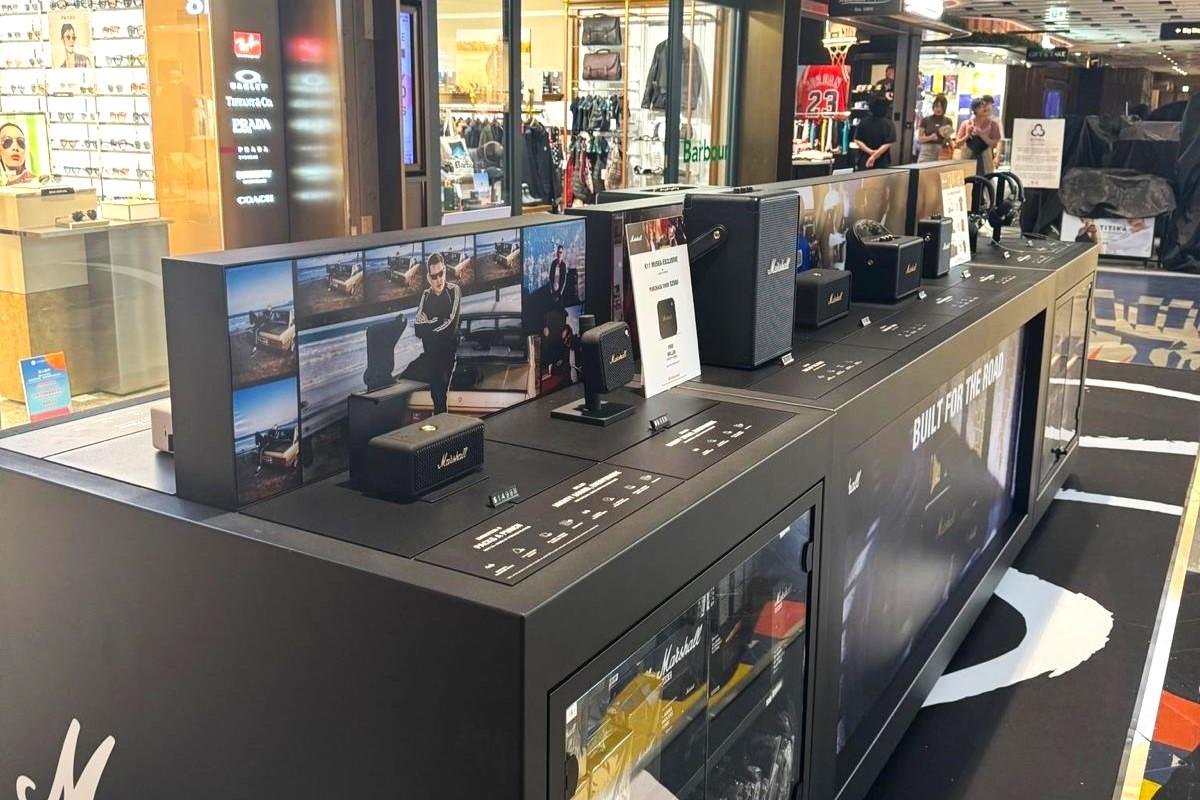 展出多款Marshall最新及人氣音響產品,包括Major V、Minor IV等。