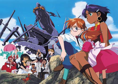 GAINAX初代著名作品《冒險少女娜汀亞》。(網上圖片)