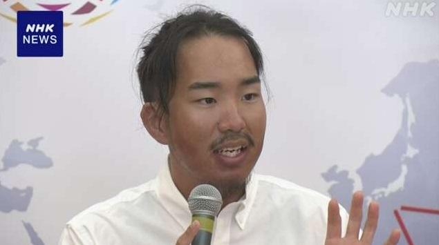 木村啓嗣講述航程中的苦與樂。(互聯網)