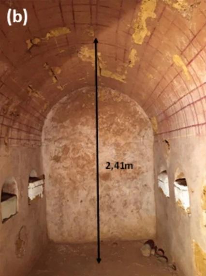 羅馬時期墓穴內部。(互聯網)