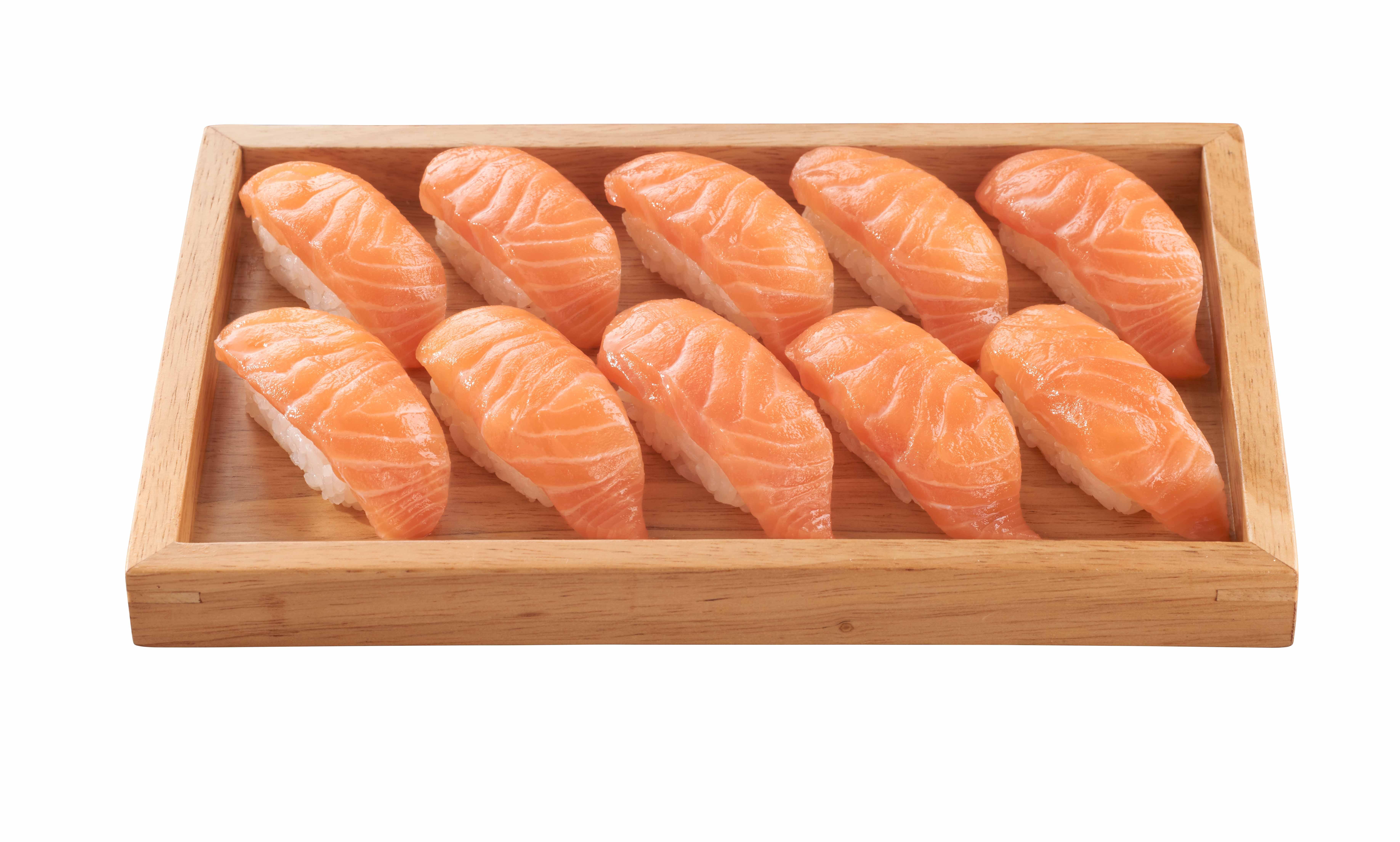 三文魚壽司十貫$30