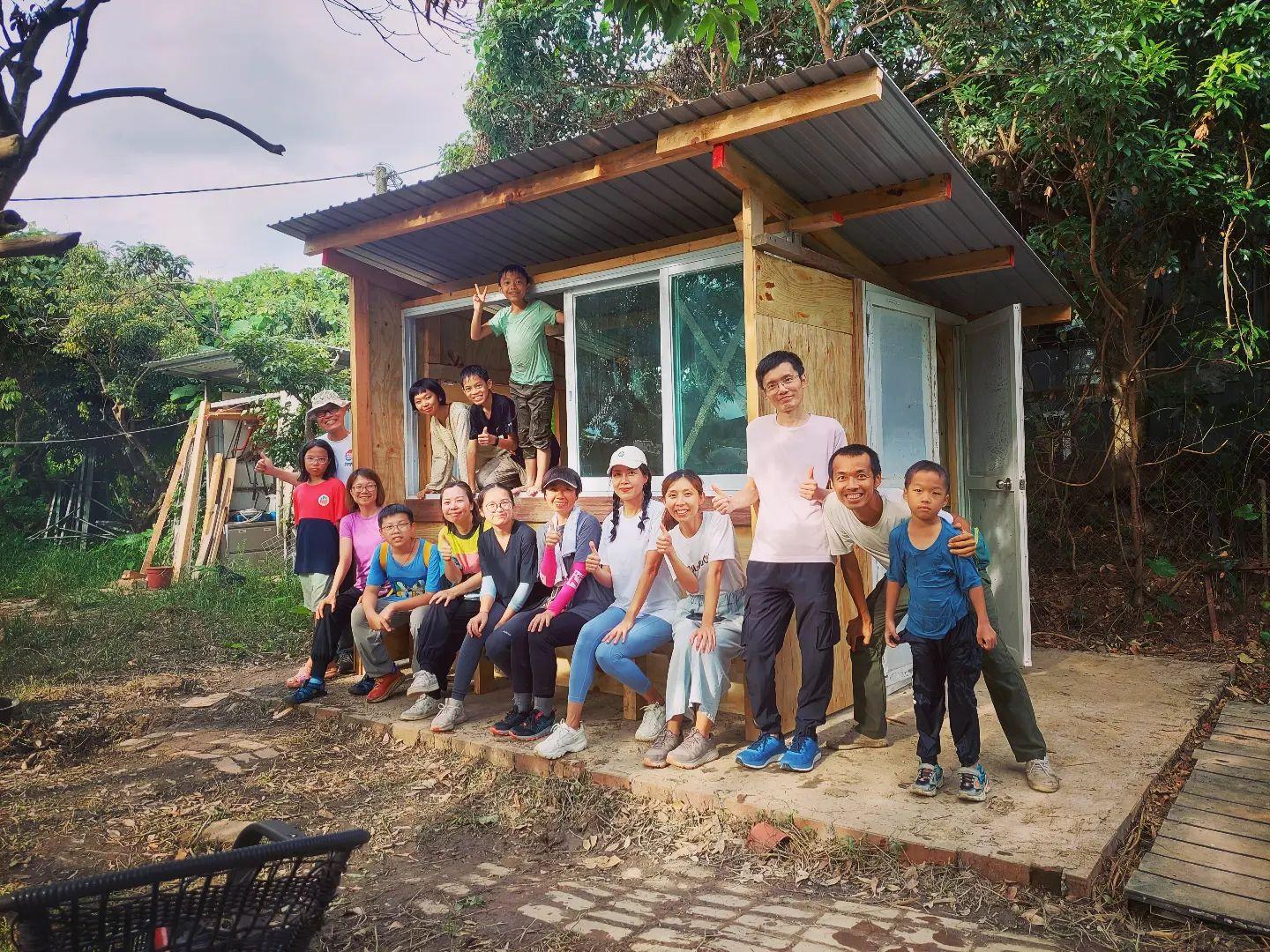 暑假親子野外訓練|自然脈絡「兒童木屋班」