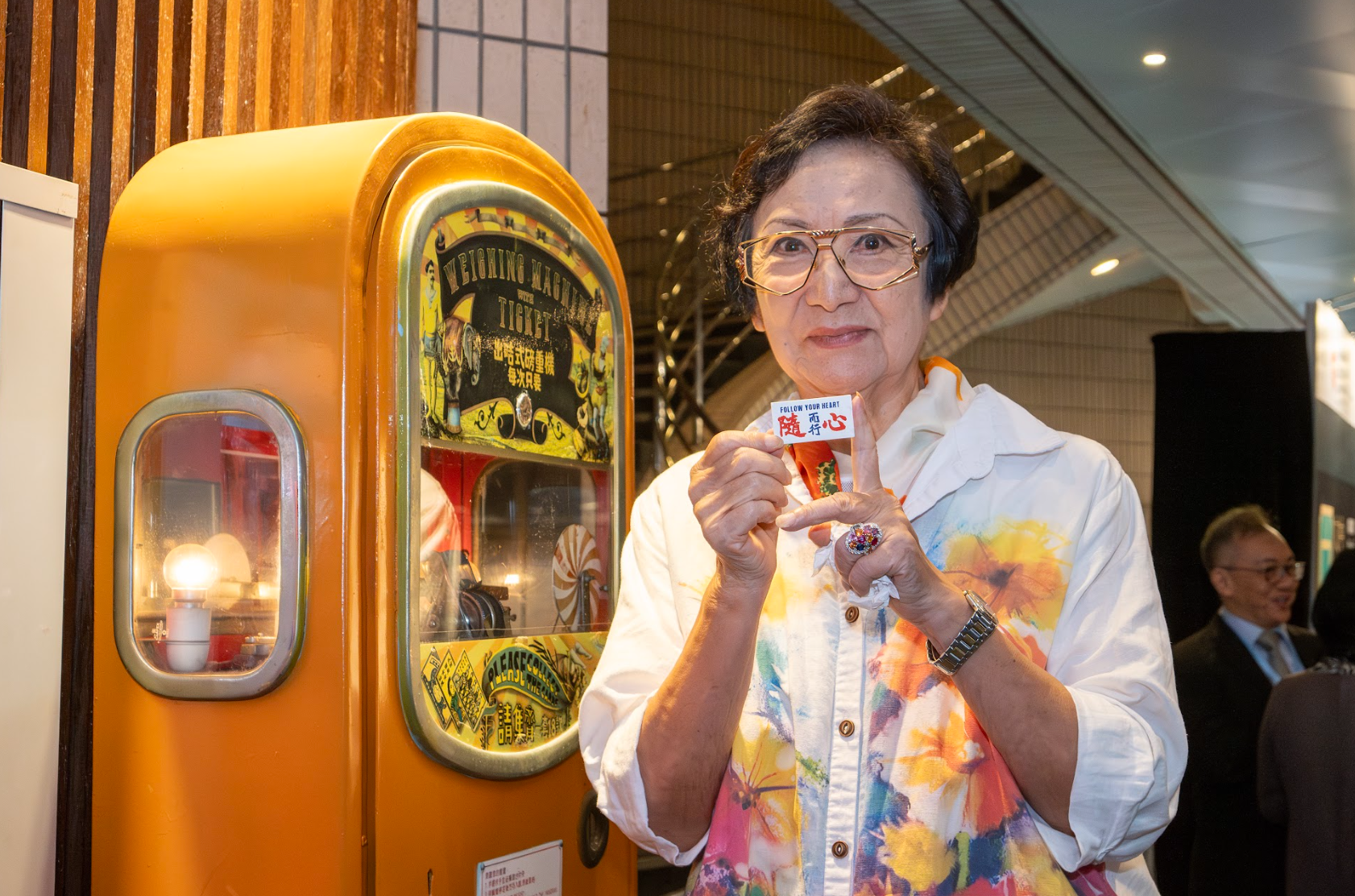 資料館亦特意搜羅了一座懷舊戲院磅重機,重拾昔日回憶。