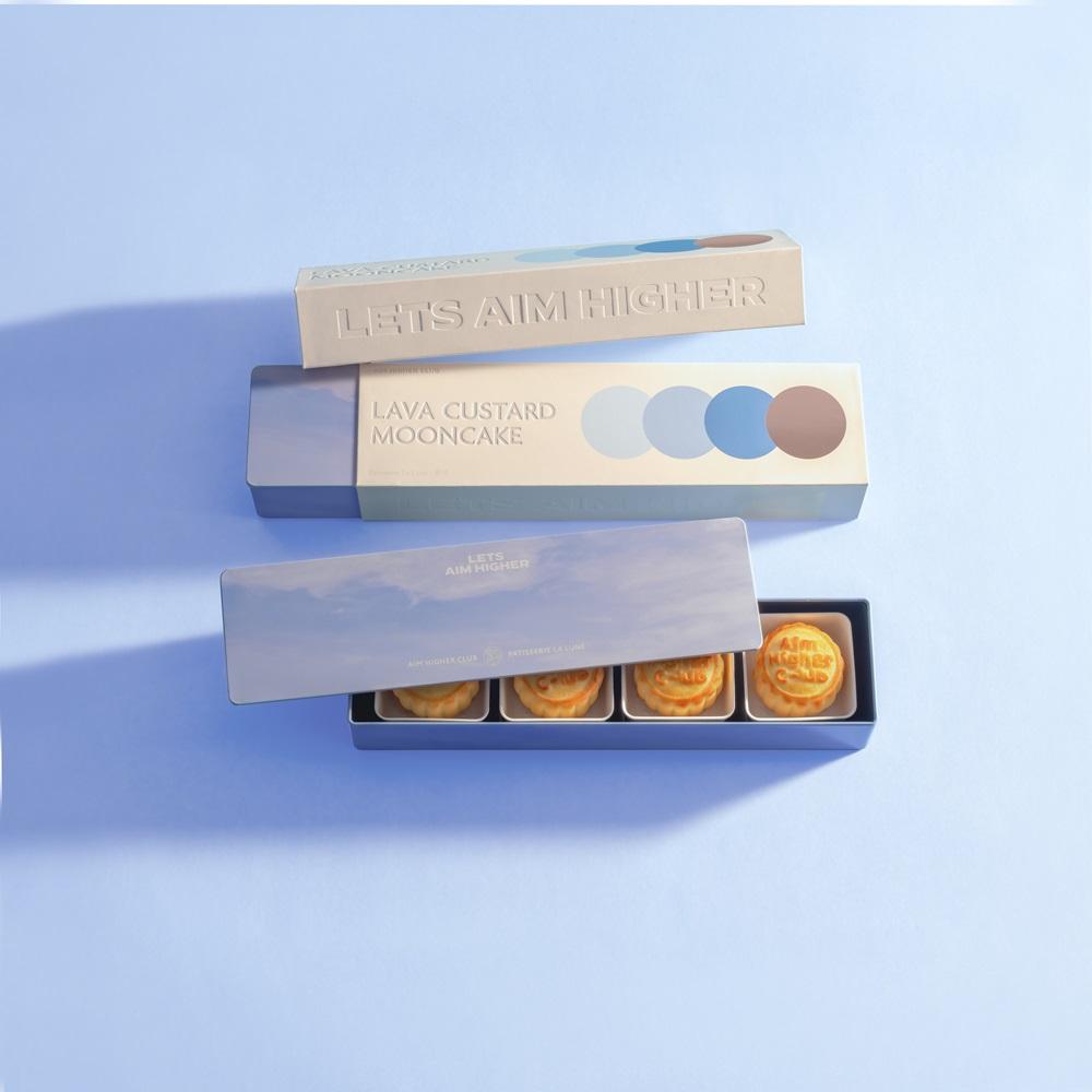 流心奶黃月餅|4件禮盒裝 : 正價HK$218 早鳥優惠HK$178 8件禮盒裝 : 正價HK$368 早鳥優惠HK$288