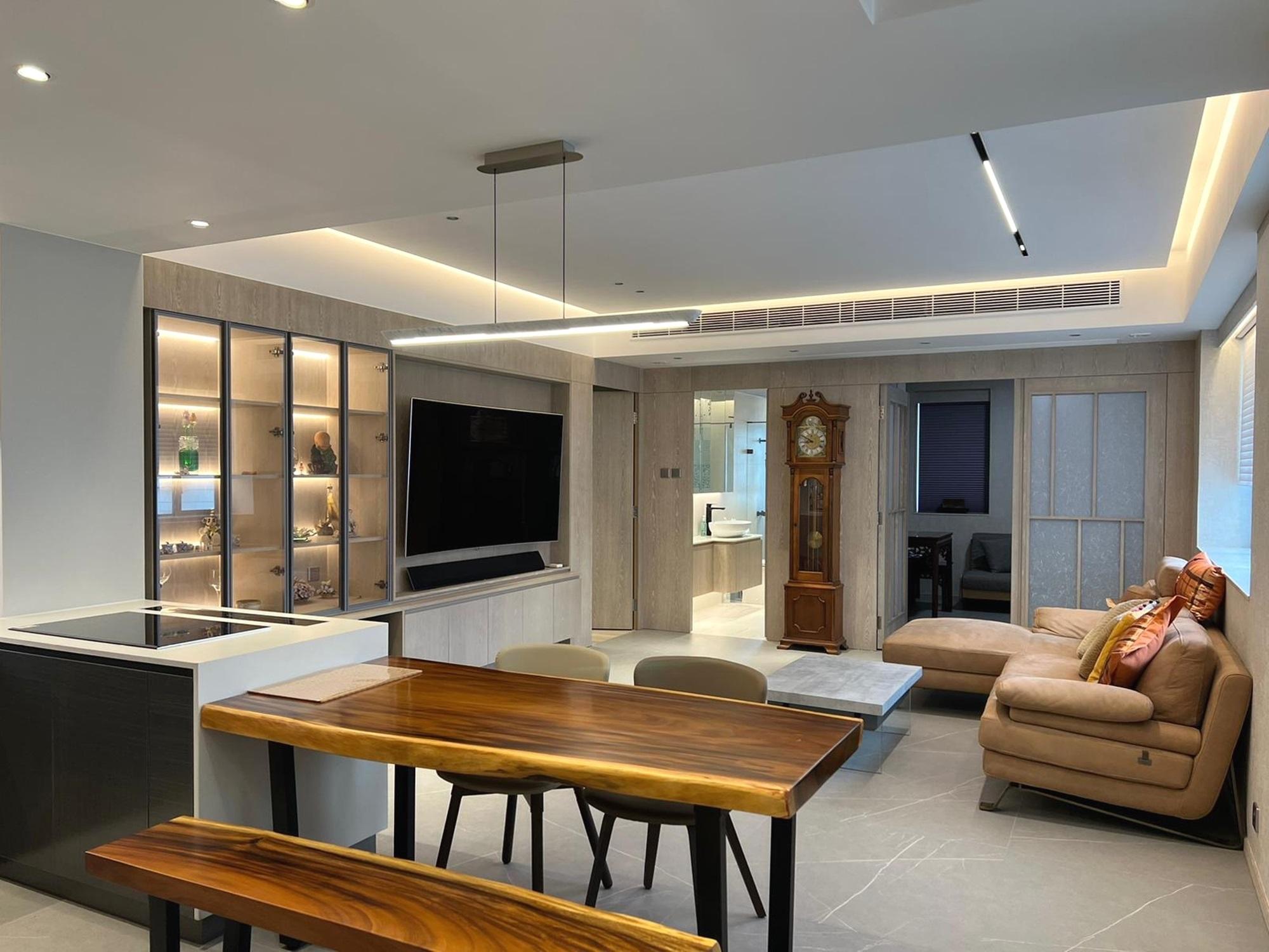 大廳間隔寬敞,裝修設計簡約具品味。