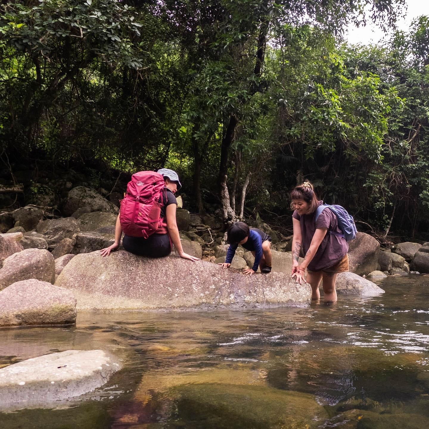 暑假親子野外訓練|自然脈絡「消暑親子溪澗遊」