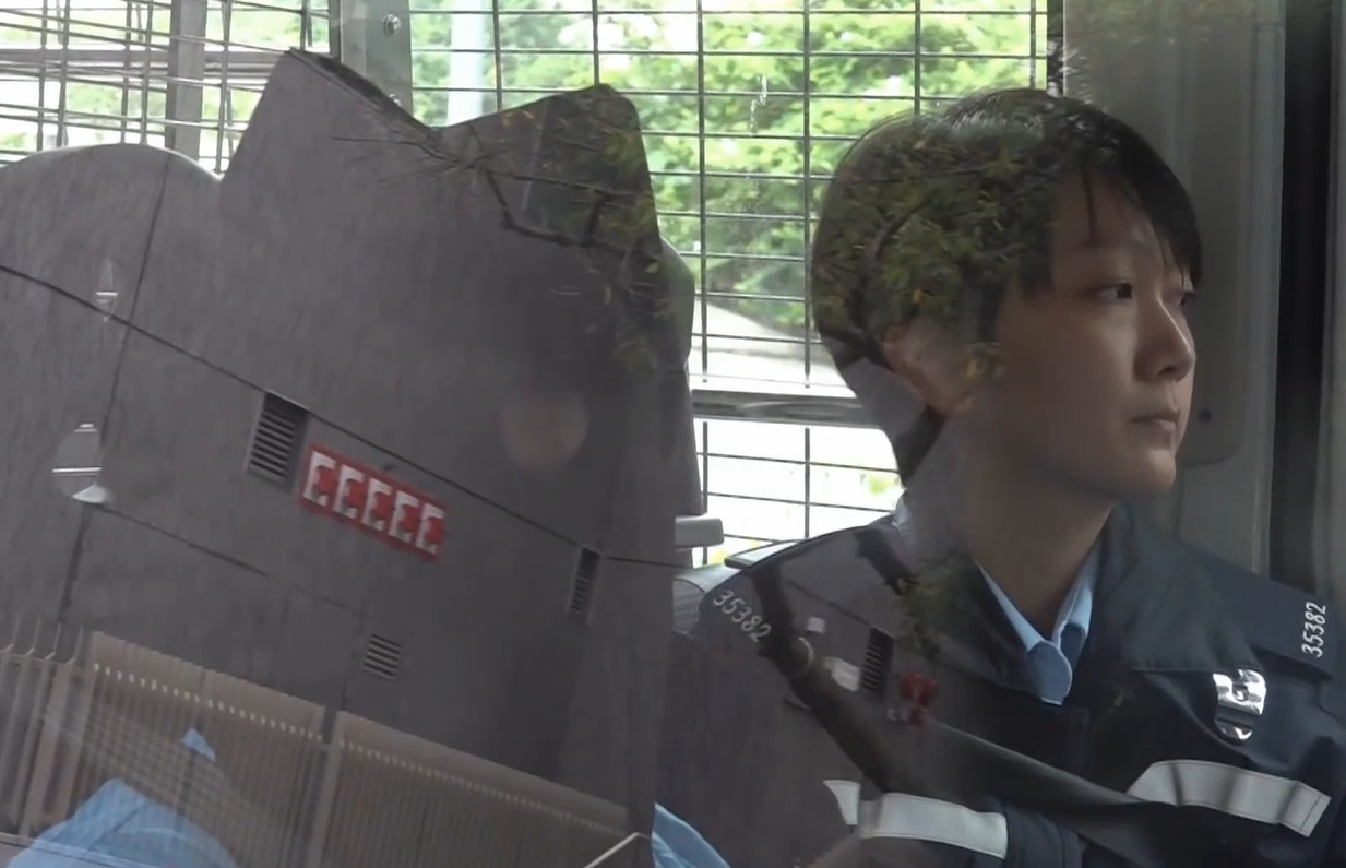 將軍澳日出康城一名32歲女子,涉嫌殺死30歲丈夫,被控一項謀殺罪,案件於觀塘裁判法院提堂。(有線新聞畫面)