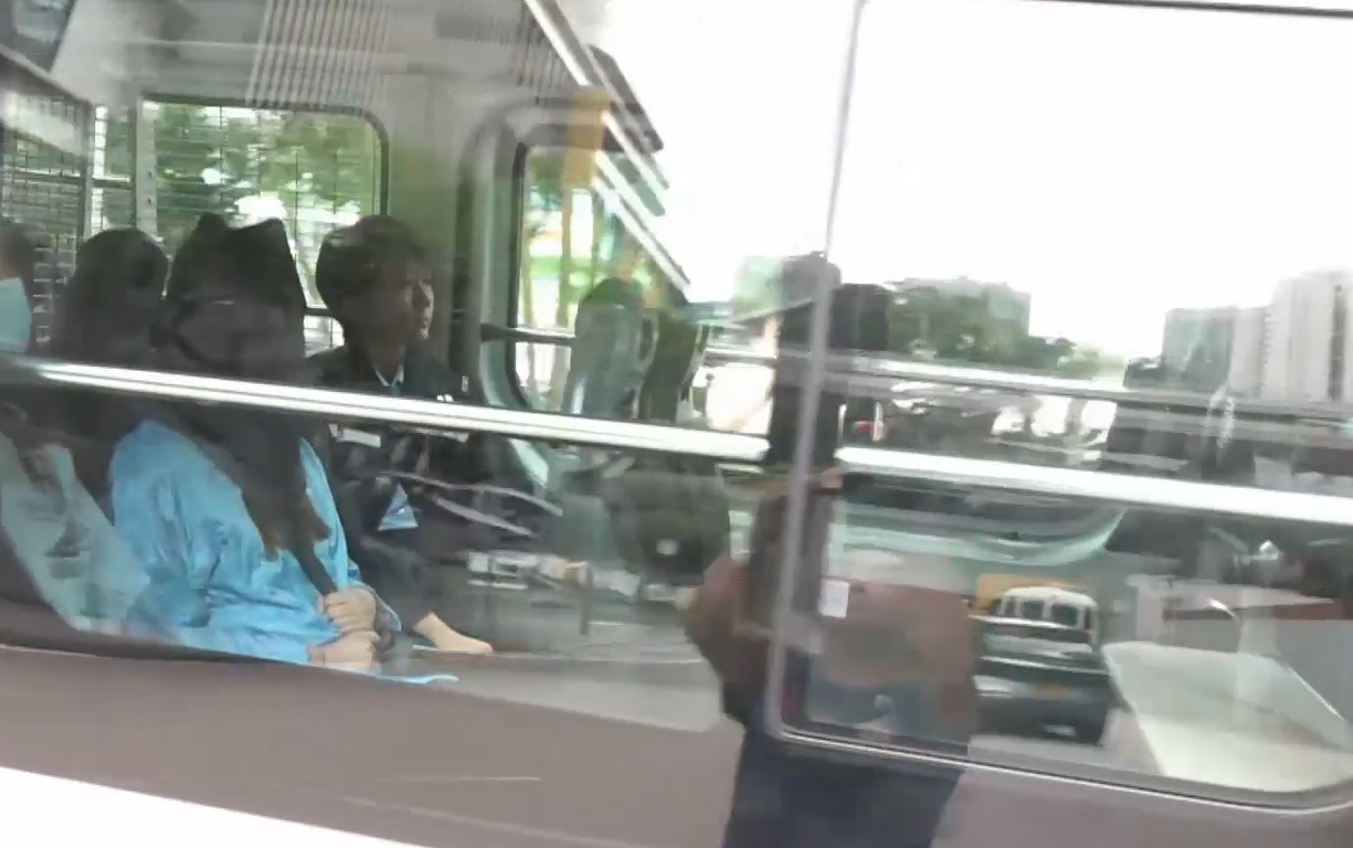 將軍澳日出康城一名32歲女子,涉嫌殺死30歲丈夫,被控一項謀殺罪,案件於觀塘裁判法院提堂。(有線新聞畫面)