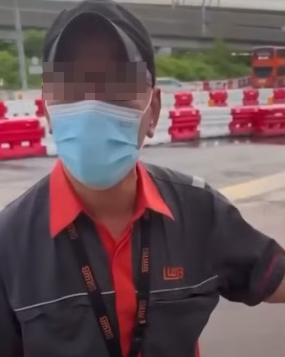 司機情緒激動大罵乘客(影片截圖)