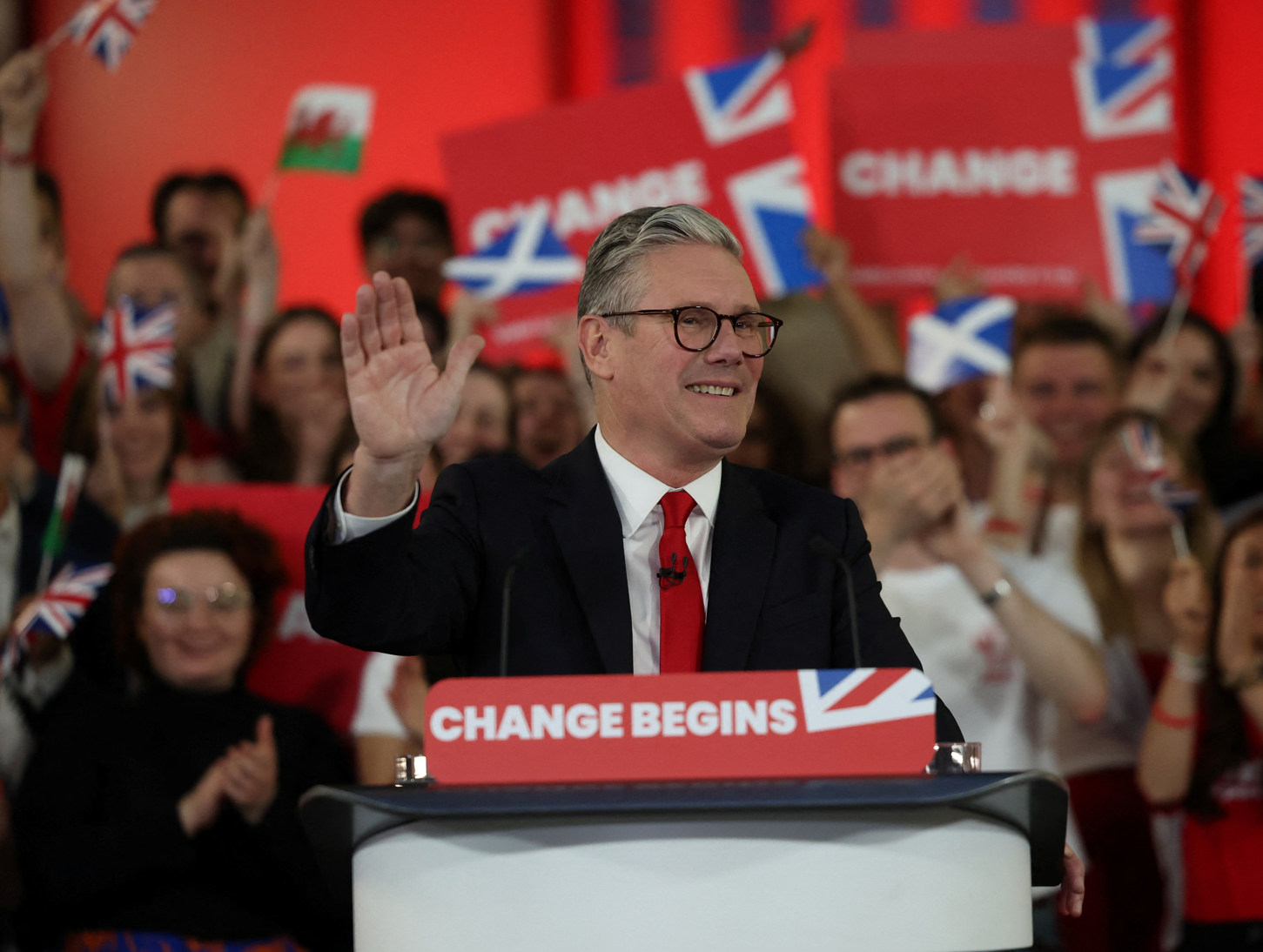 施紀賢發表勝利宣言(路透社)