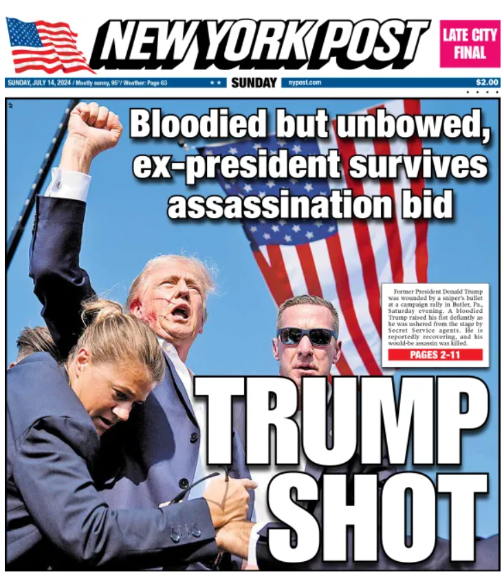 《紐約郵報》的網站一度報道事件兇手是一名華裔男子,一個多小時後修正。