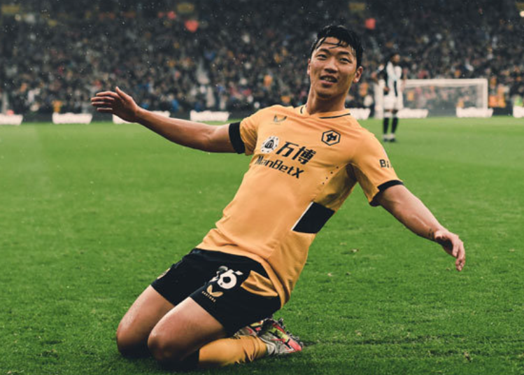 狼隊南韓前鋒黃喜燦疑被種族歧視(資料圖片)