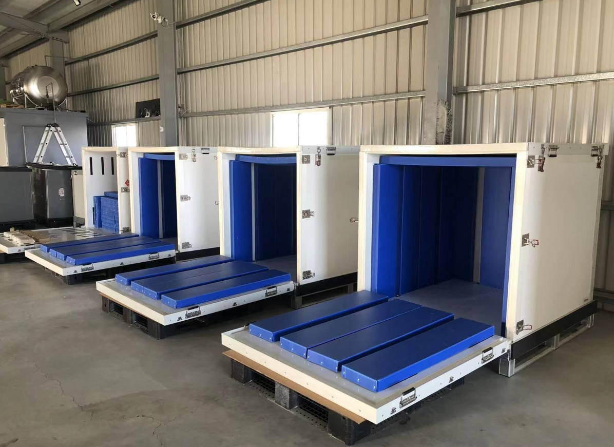 採用 PCM 技術研發的無源恒溫長效冷鏈運輸箱,不用依賴電源,控溫 效果更安全及穩定,可廣泛於航空冷鏈運輸。