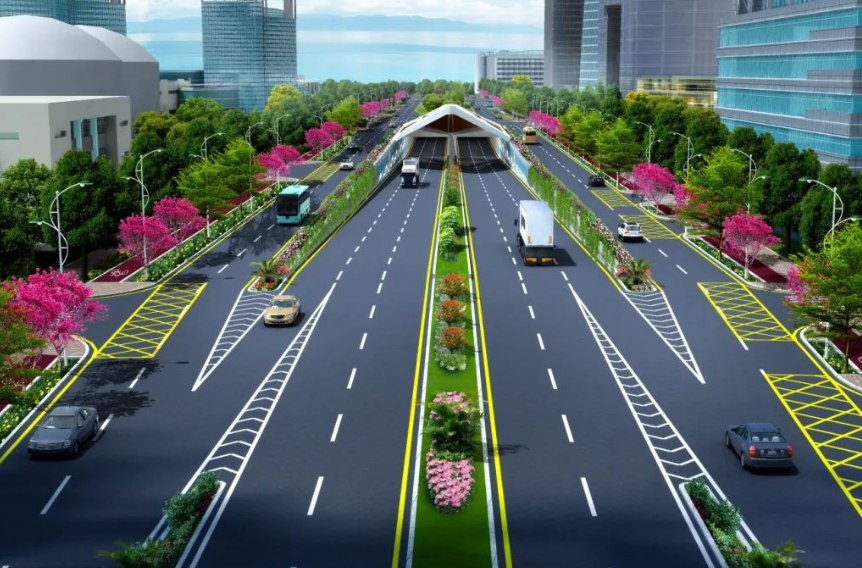 深圳首條海底隧道「媽灣跨海通道」,近日實現雙向貫通,預計今年底建成通車,完善前海交通結構。(示意圖)