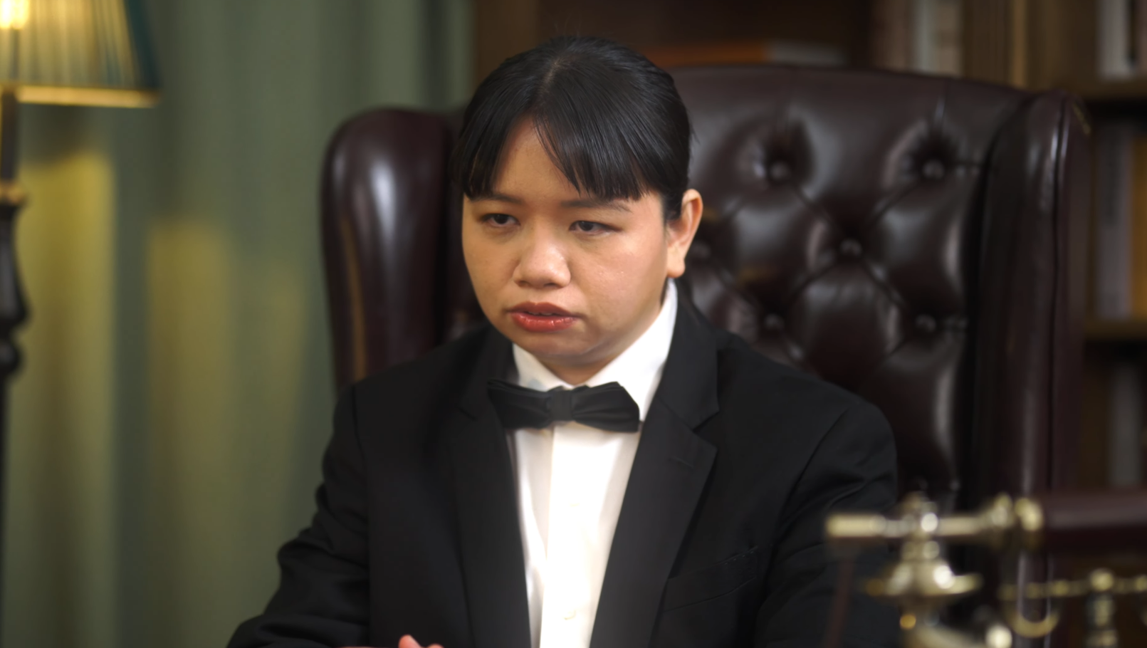 阿儀亦挑戰中性打扮。