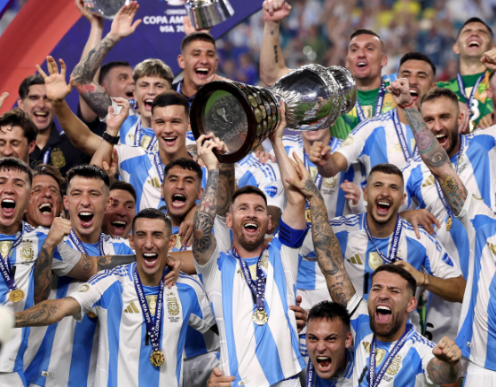 阿根廷足球隊早前蟬聯美洲國家盃冠軍(路透社資料圖片)