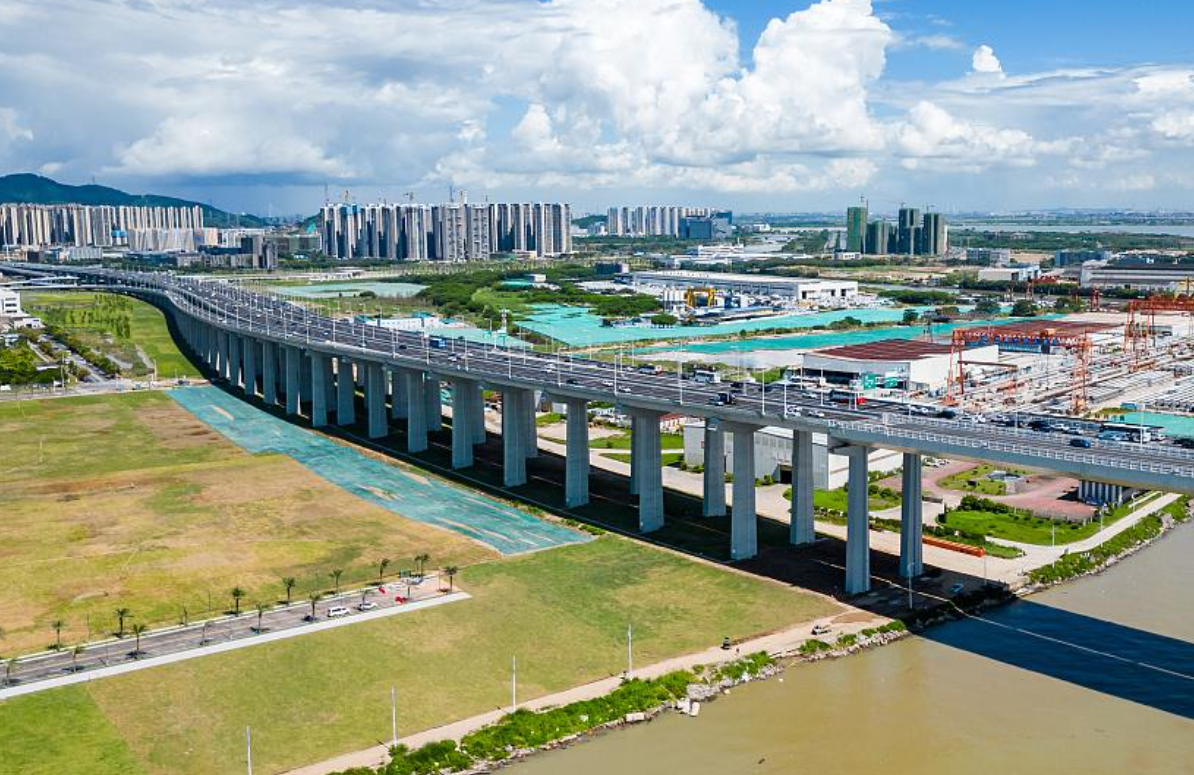 深中通道(央視圖片)