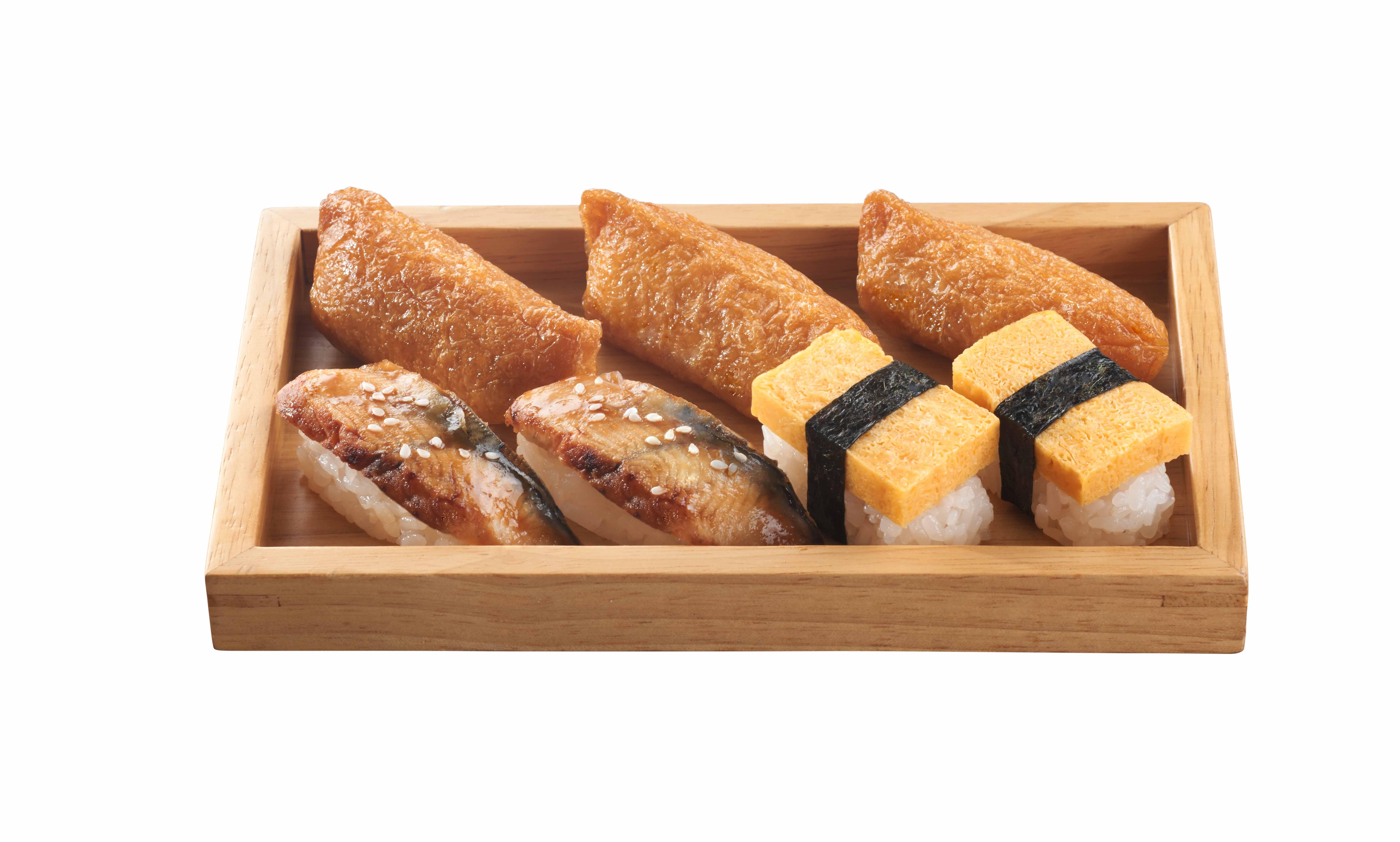 鰻魚玉子腐皮壽司盛$23