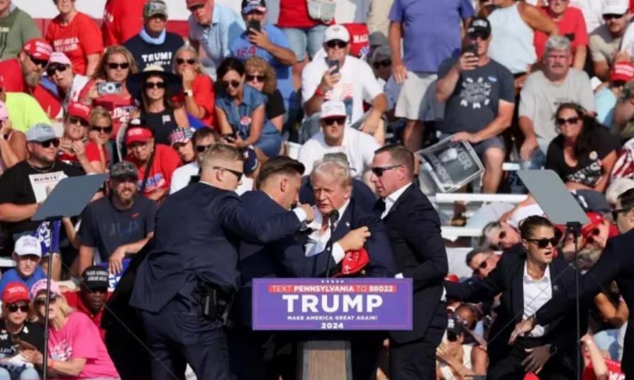 特朗普遇刺案,美媒:警方早在事發90分鐘前發現槍手。(資料圖片)