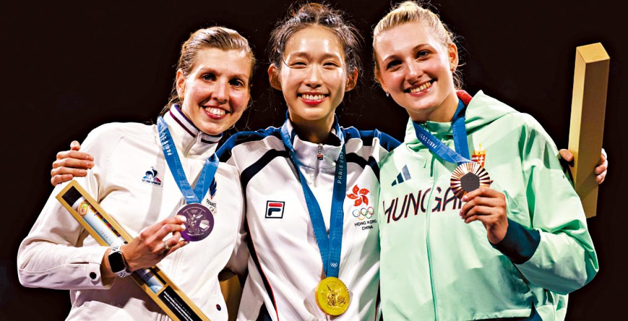 巴黎奧運 女子重劍 江旻憓 瑪瑙比頓 穆夏莉