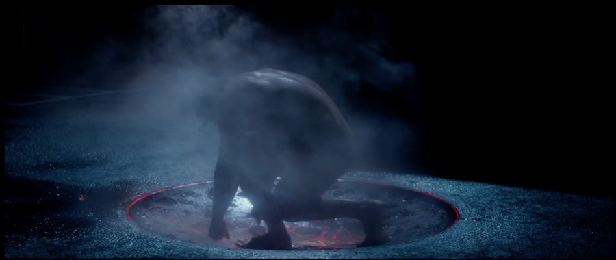 影片「未來戰士」出場時的情景。(《終結者》電影截圖)