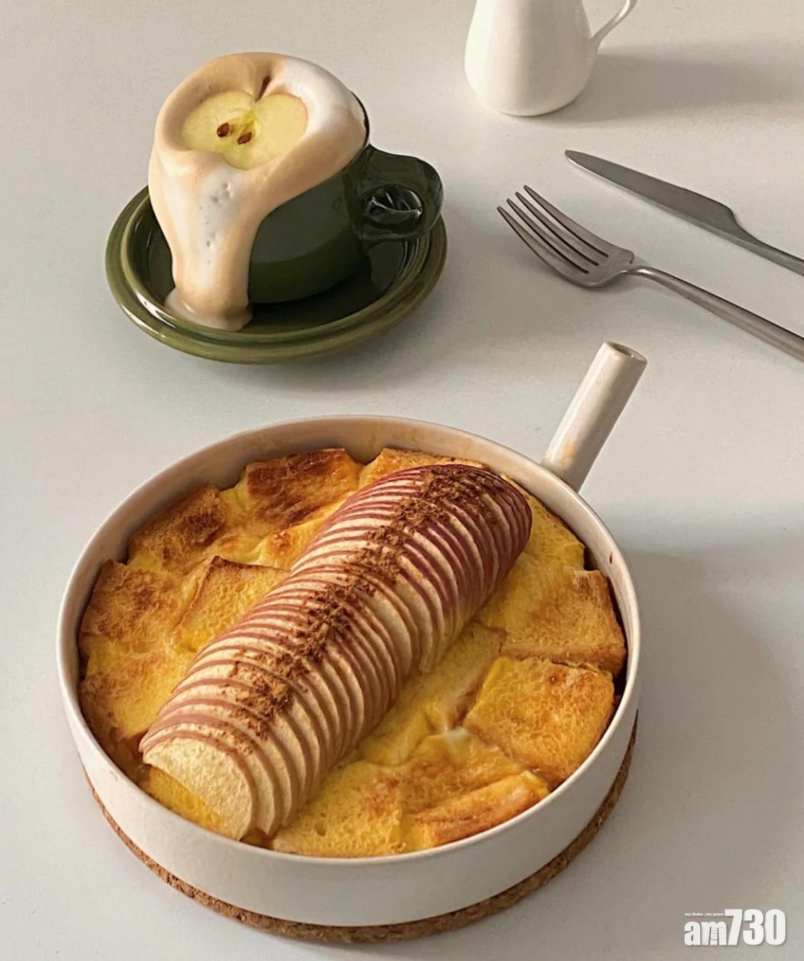 早餐食譜|麵包布甸可以用其他水果代替香蕉。