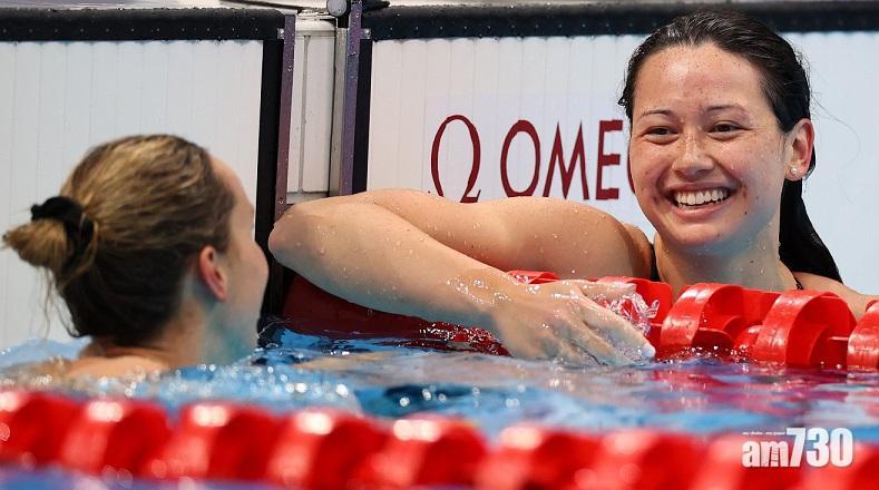 何詩蓓(Siobhan Haughey)在東京奧運獨取100米自由泳及200米自由泳2面銀牌。(資料圖片)