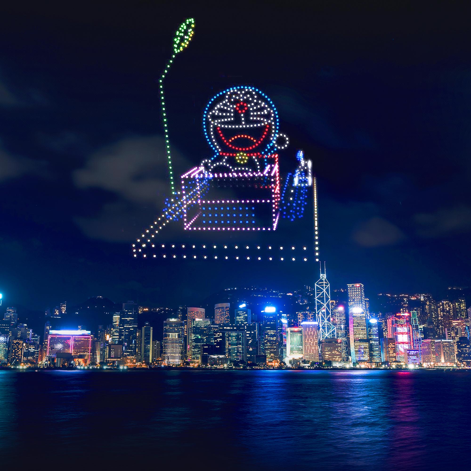 多啦A夢無人機匯演第二回