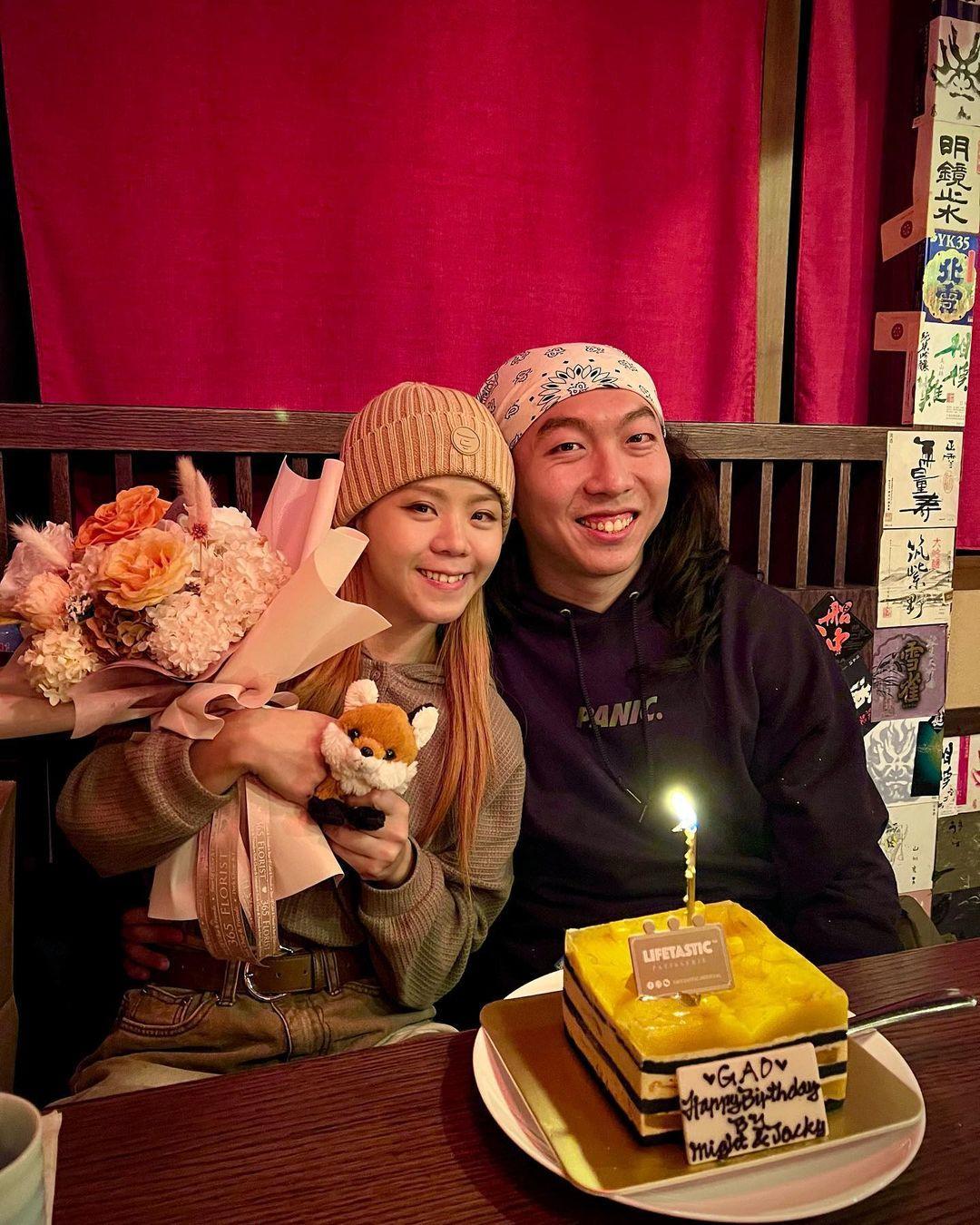 Gao與男友Luen Mo。