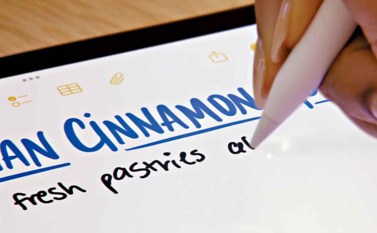 Apple Pencil Smart Script