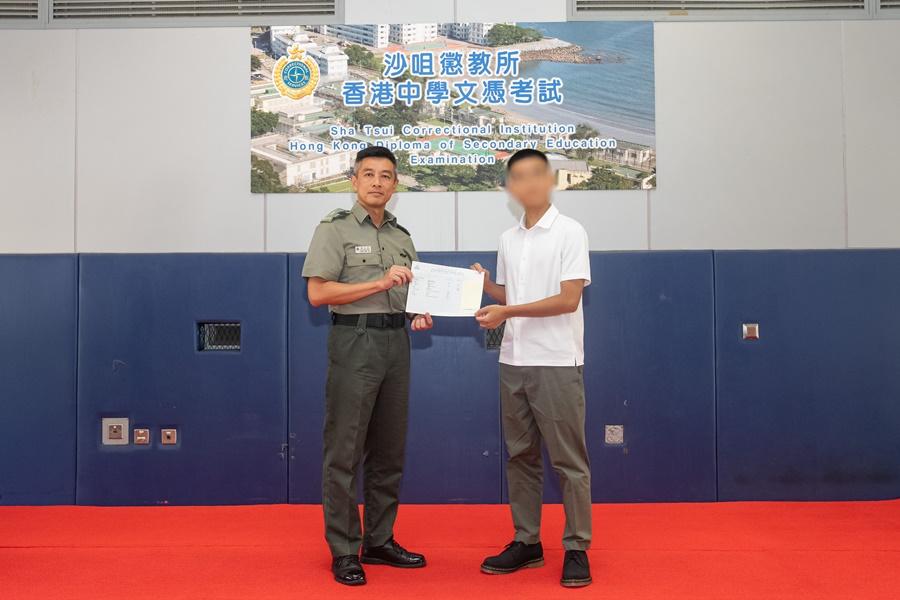 DSE放榜2024|懲教署今年共有14名青少年在囚人士報考。深仔考獲的成績在眾人中最好。(政府新聞處圖)