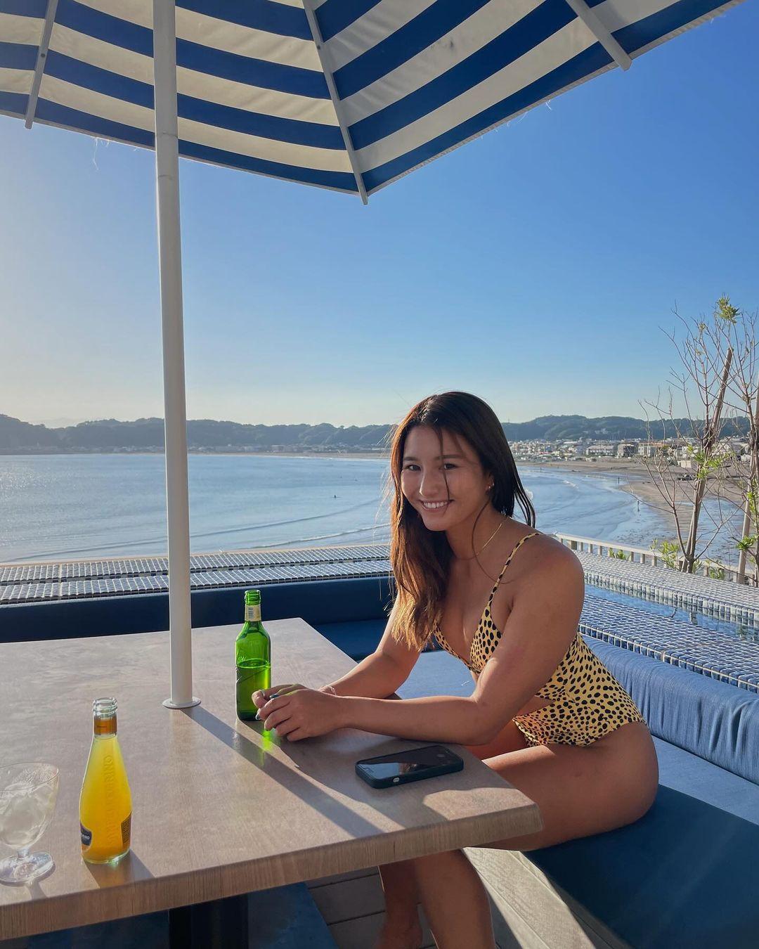 巴黎奧運|日本滑水代表松田詩野。(IG)