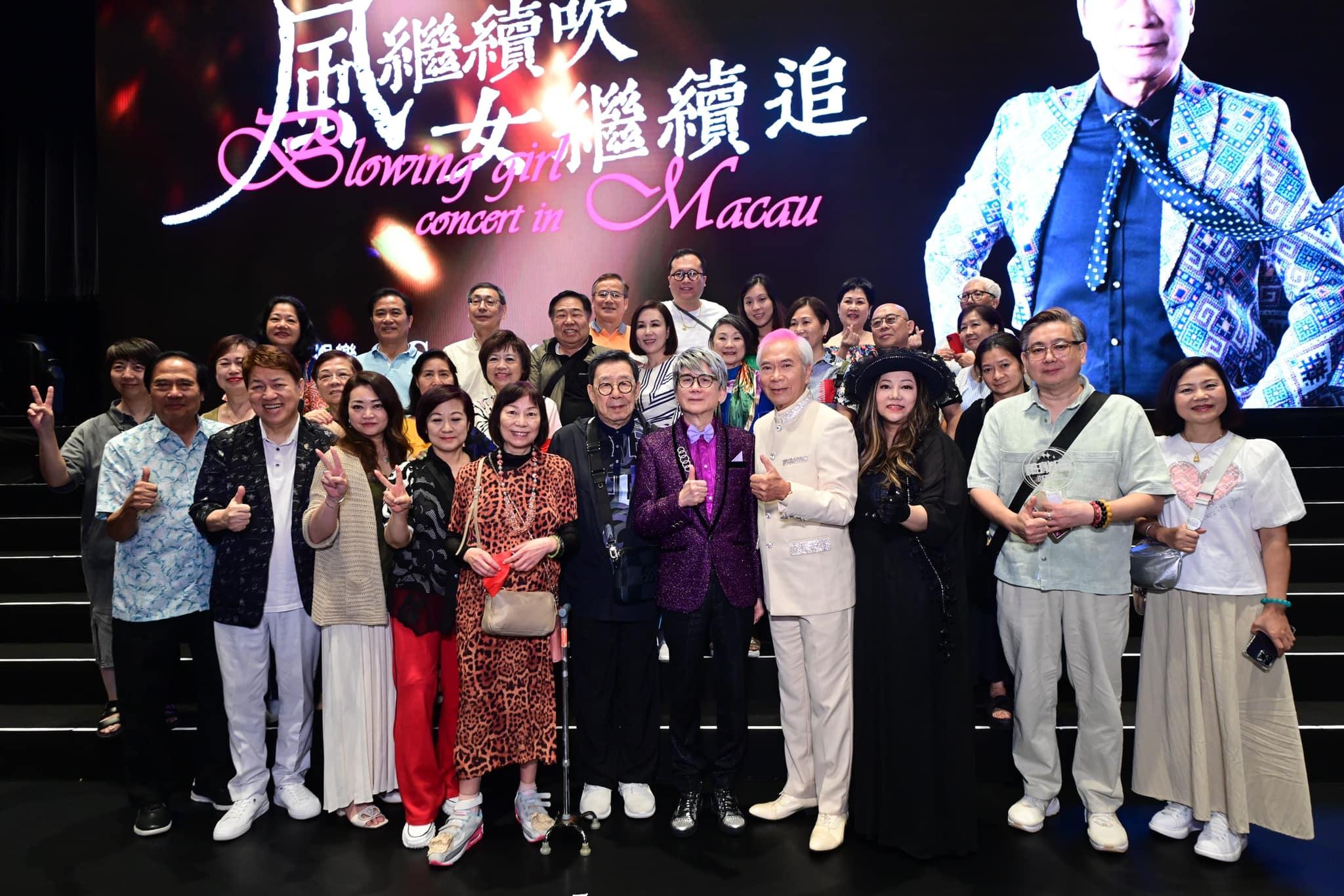 李龍基在澳門舉行《「風繼續吹 女繼續追」演唱會》,反應熱烈。