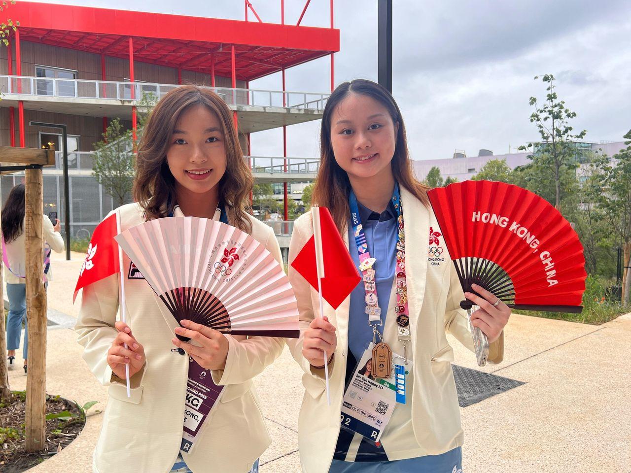 港隊於開幕禮前已集合出發前往塞納河,參加開幕禮。(相片由港協暨奧委會提供)