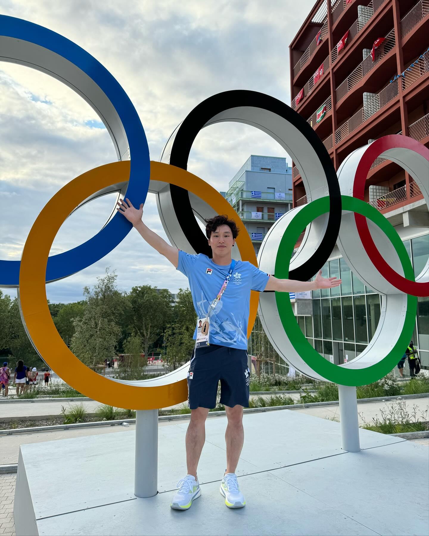 香港體操代表石偉雄今屆在巴黎第三度參加奧運,他在男子跳馬資格賽未能躋身決賽。(石偉雄FB)