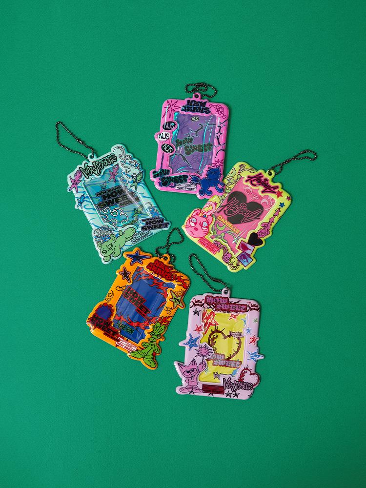 NJ How Sweet 相片小卡套鎖匙扣 $79