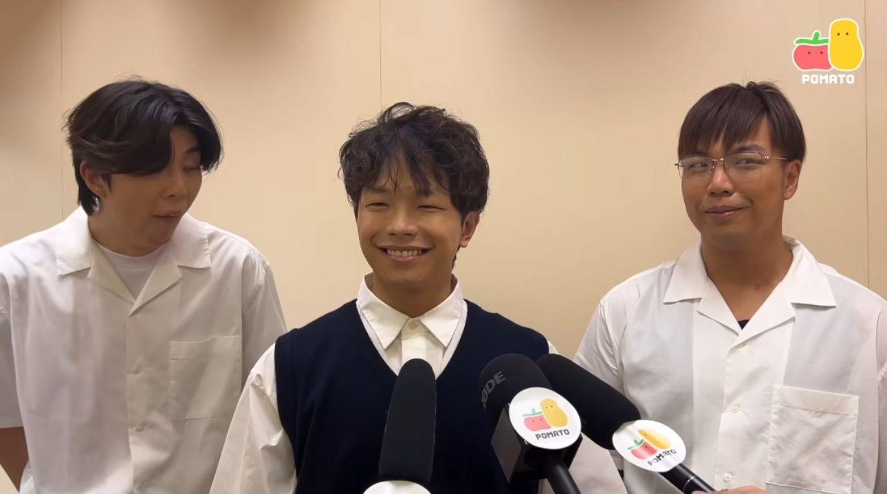 朱Mic和肥蚊就飾演程仁富身後兩位男同學。