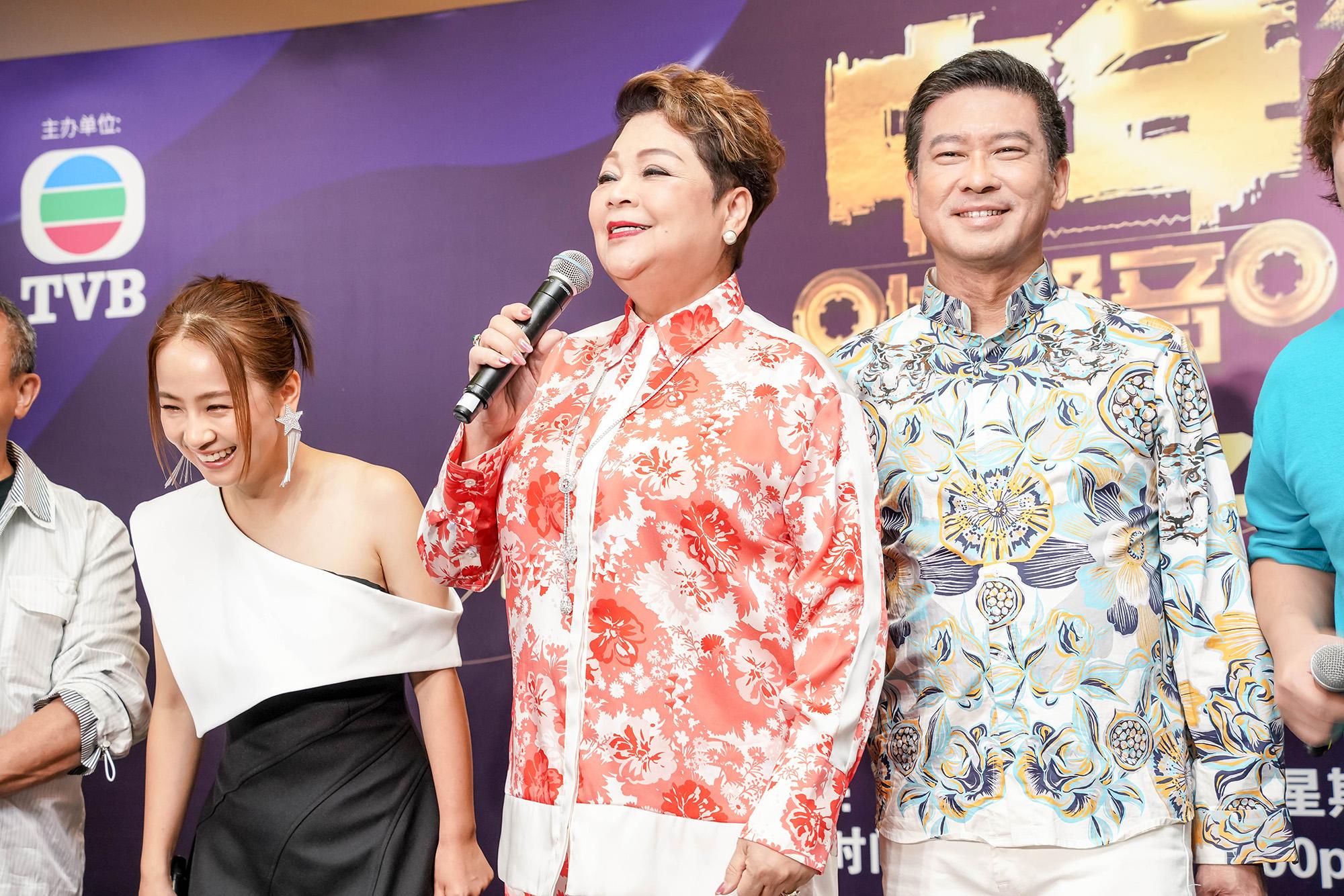 Maria Cordero(肥媽)、張佳添落力宣傳《中年好聲音3》新馬區海選賽。