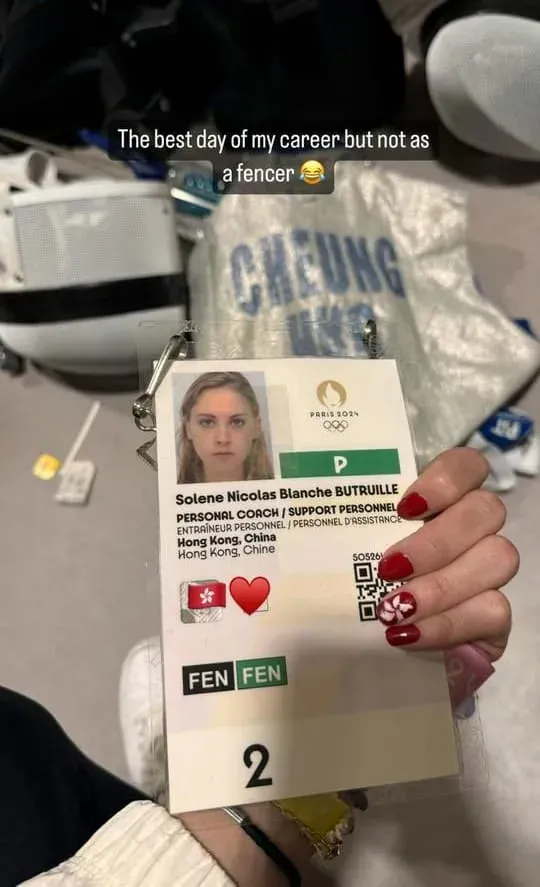 張家朗被爆名草有主戀法國女劍手 美女醫科生公開恭賀劍神(多圖)