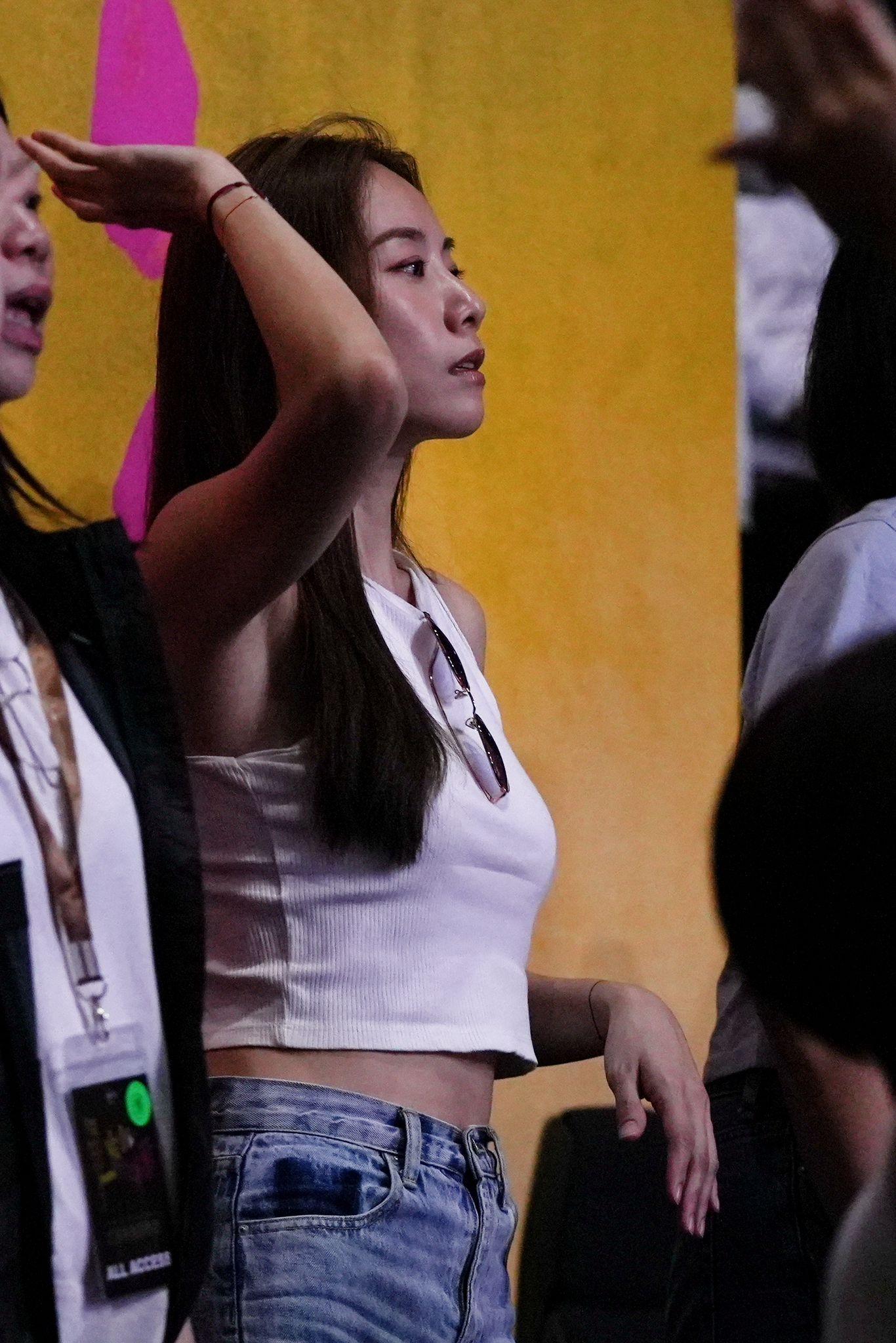 Stephy昨晚亦到場,在觀眾席欣賞演出。