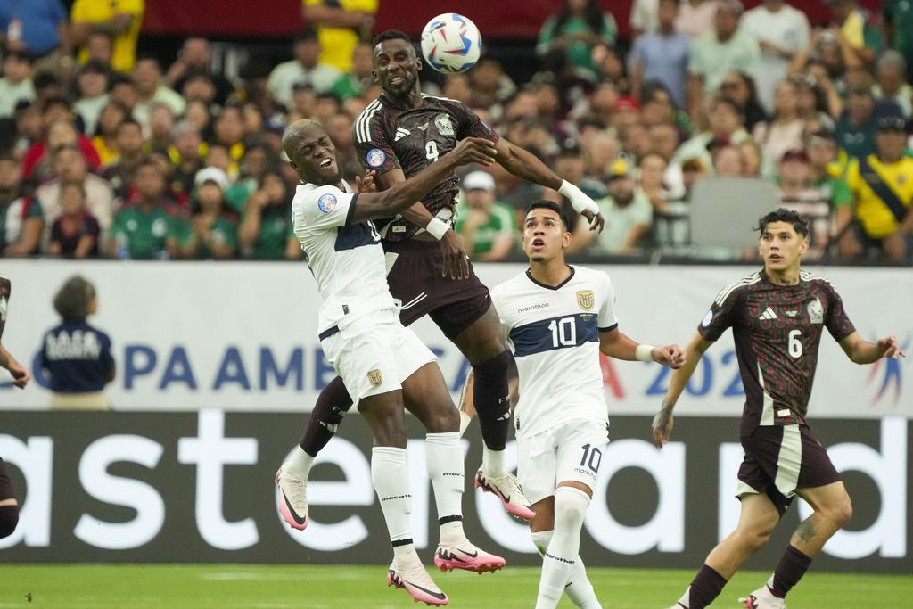 墨西哥0:0賽和厄瓜多爾。(美聯社)