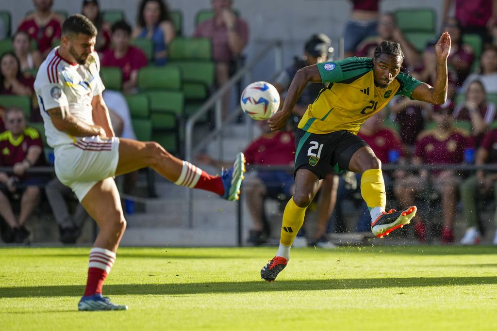 委內瑞拉3:0贏牙買加。(美聯社)